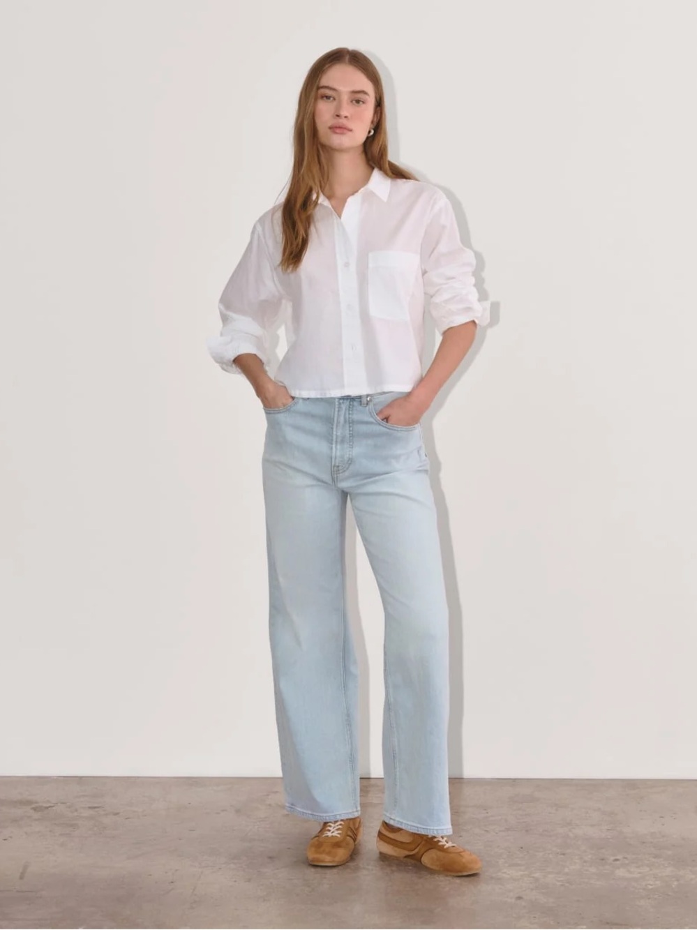 NWT Everlane The Way-High Sailor Jean Light Wash Size 27